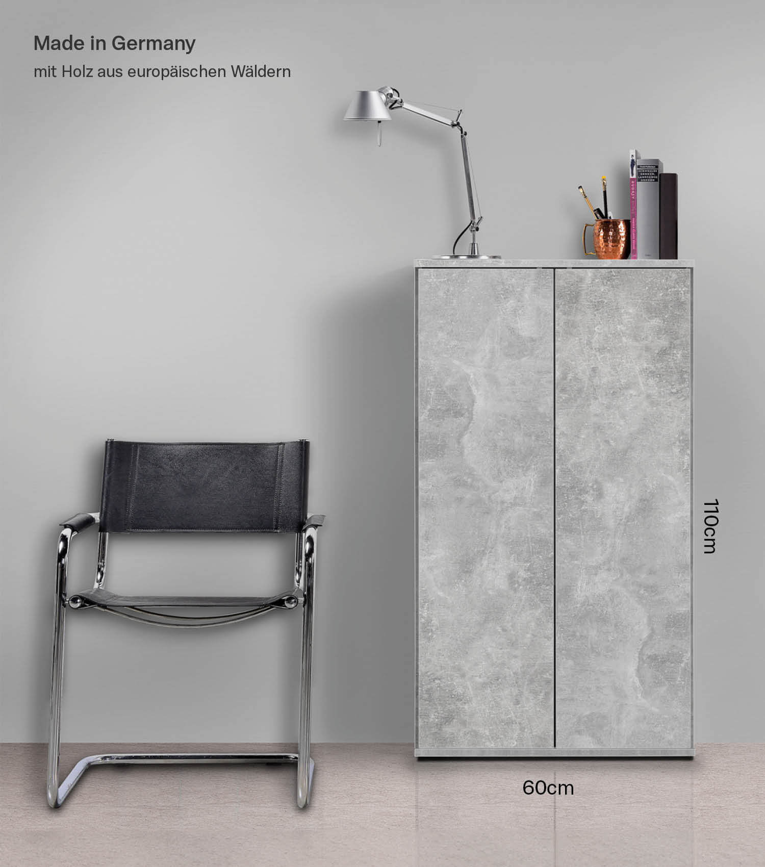 mokebo® 'Der Schlanke' armoire polyvalente classeur fabriqué en Allemagne 