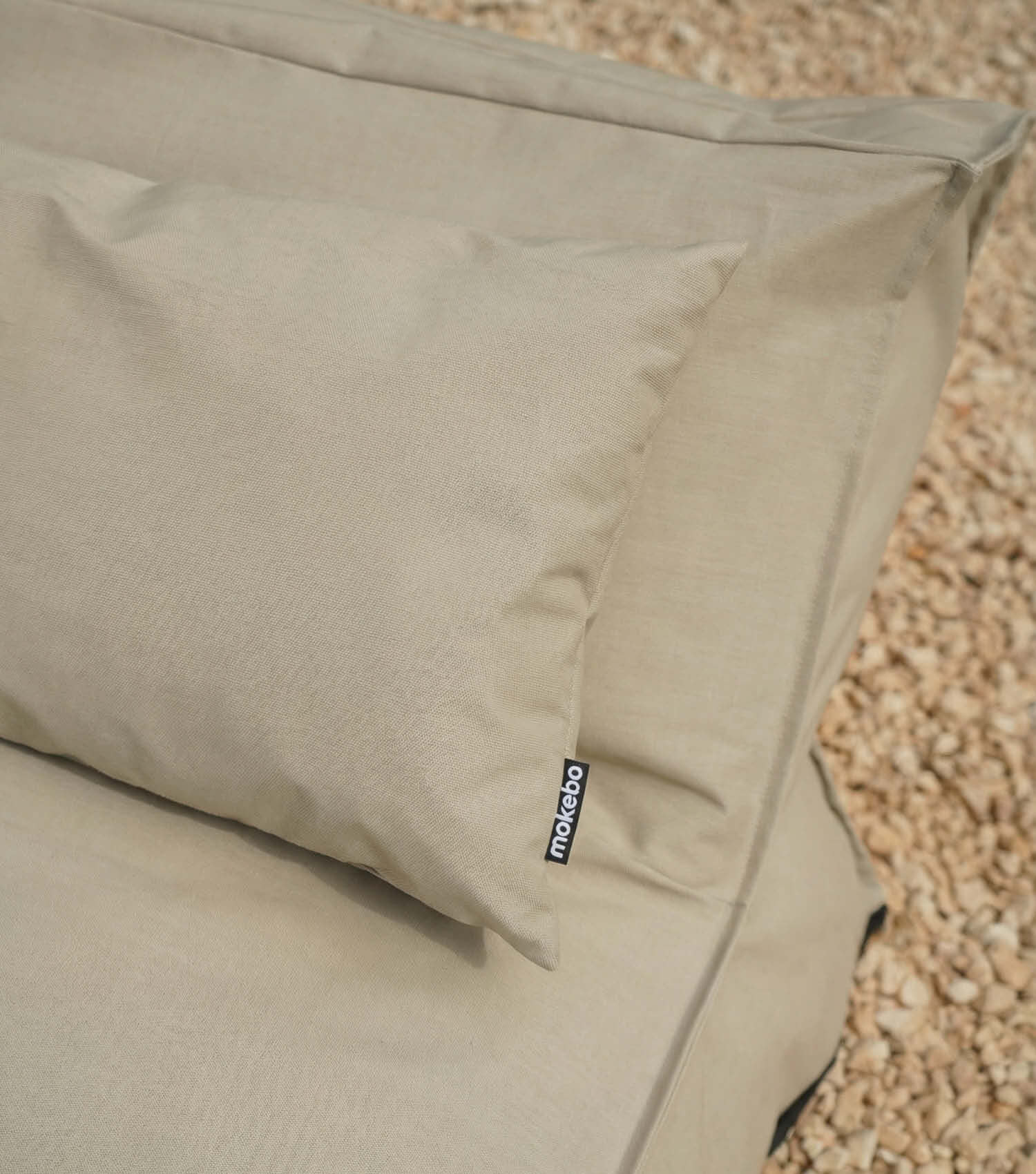 Coussin extérieur résistant aux intempéries, housse avec garnissage 