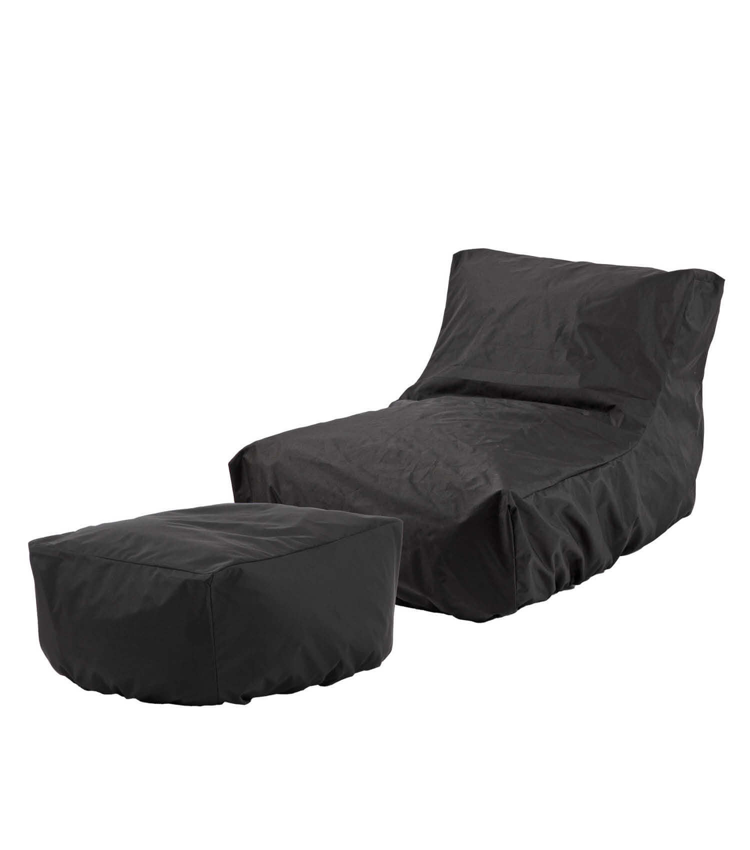 Housse de protection imperméable pour pouf Bean Bag - Noir
