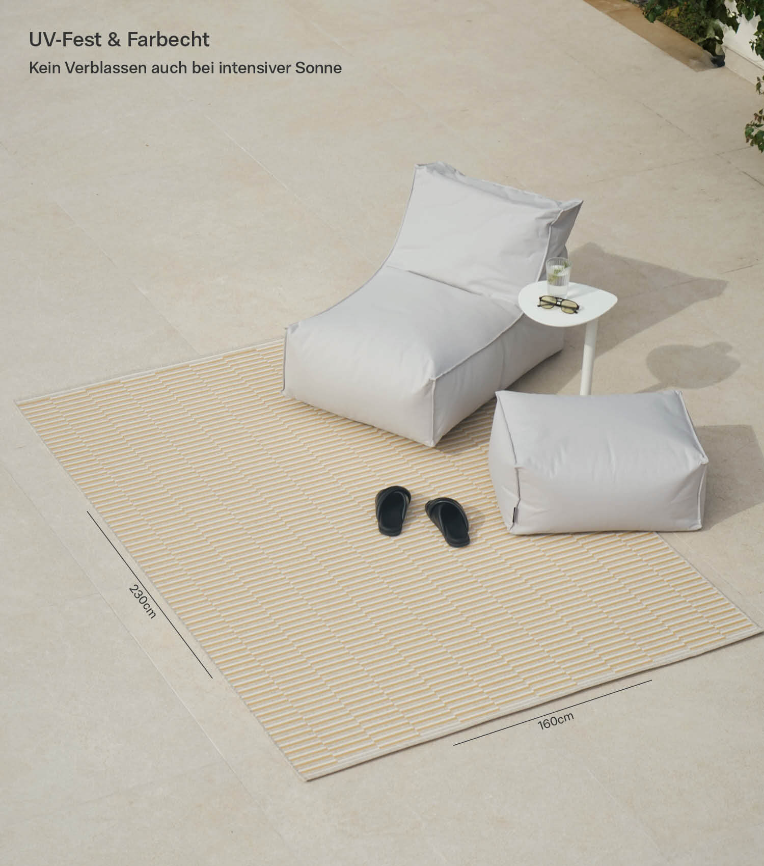 Tapis d'extérieur résistant aux intempéries ou tapis de salon#sku_TPO3_Re_Fr37503-657_200x290_gelb#sku_TPO3_Re_Fr37503-657_160x230_gelb#sku_TPO3_Re_Fr37503-657_120x170_gelb