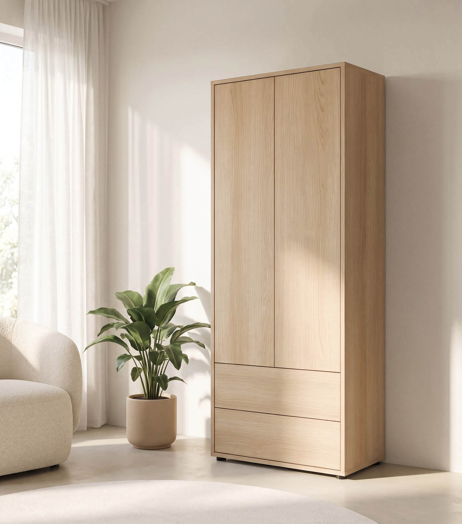 Hochschrank Highboard Wohnzimmer Möbel Schrank Wohnzimmer Vorratsschrank Schrank Mehrzweckschrank