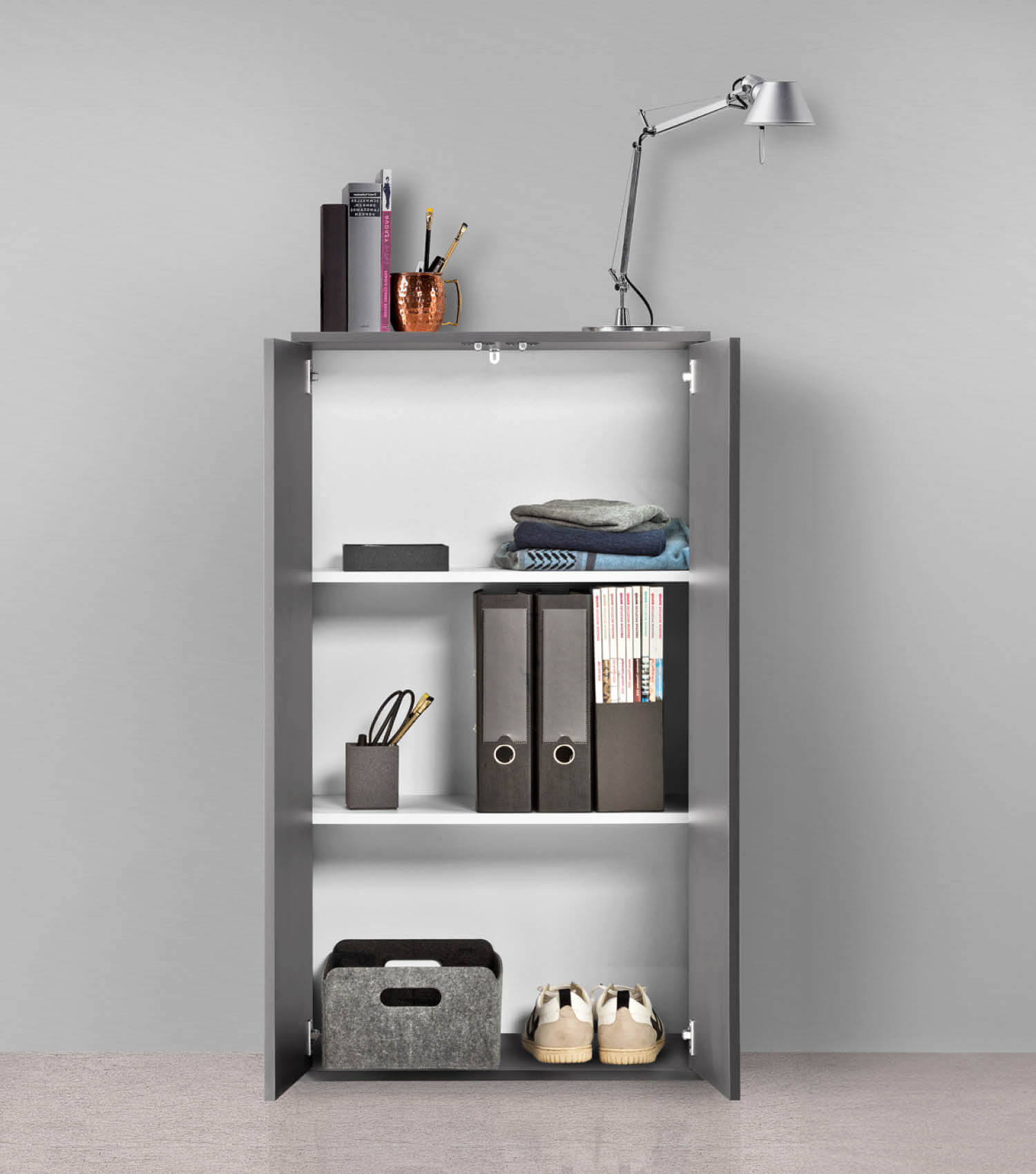 mokebo® 'Der Schlanke' meuble de rangement polyvalent armoire Made in DE 