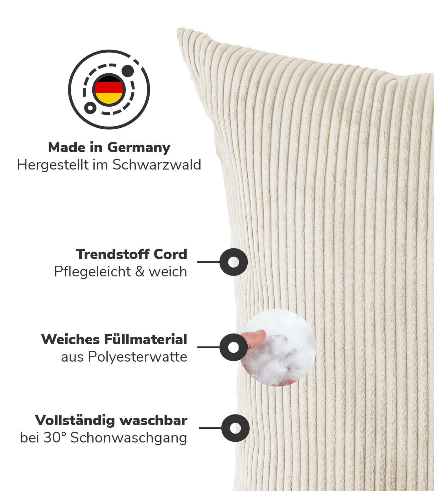 Coussin XXL géant pour canapé et repos