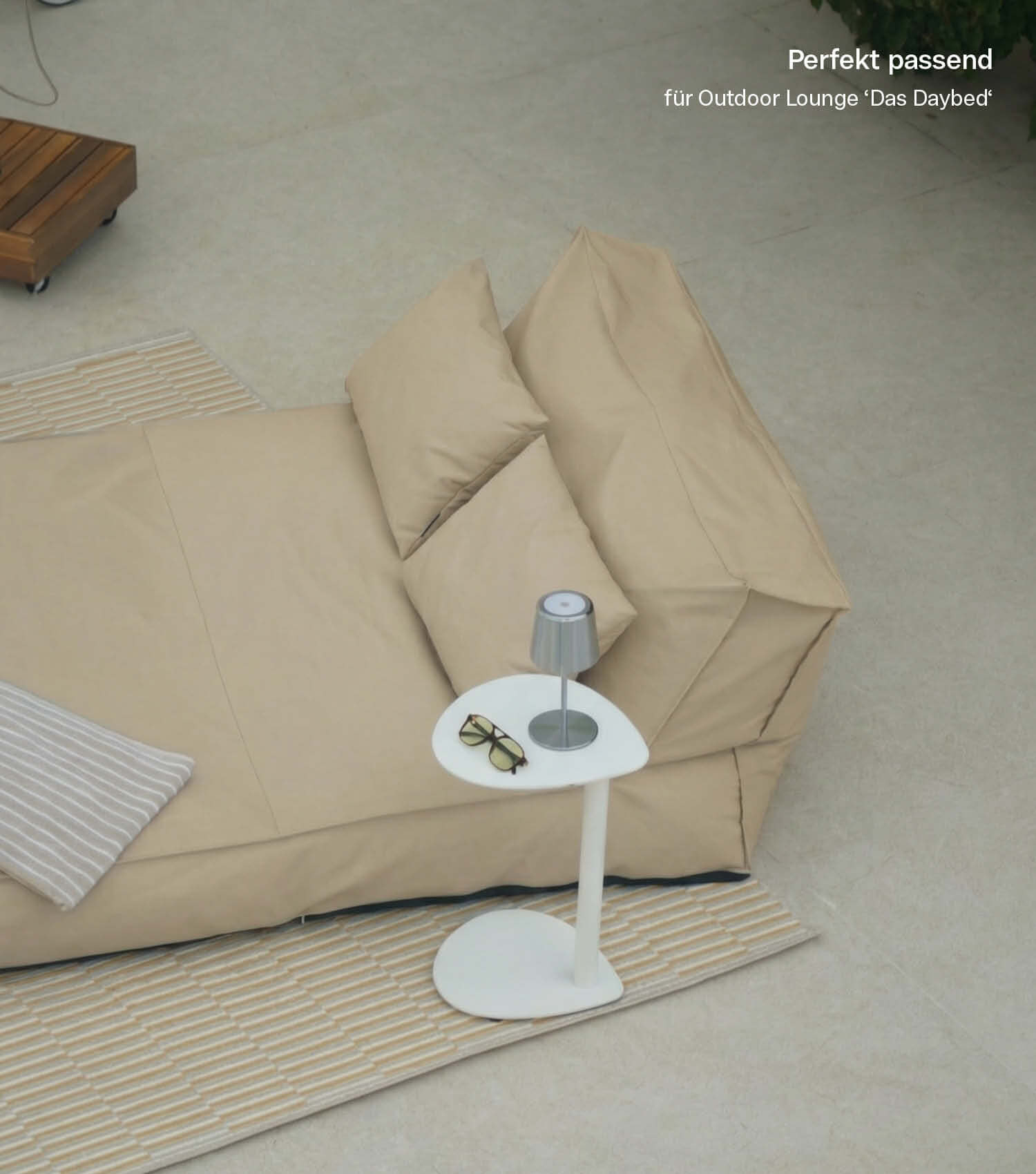 Coussin extérieur résistant aux intempéries, housse avec garnissage 