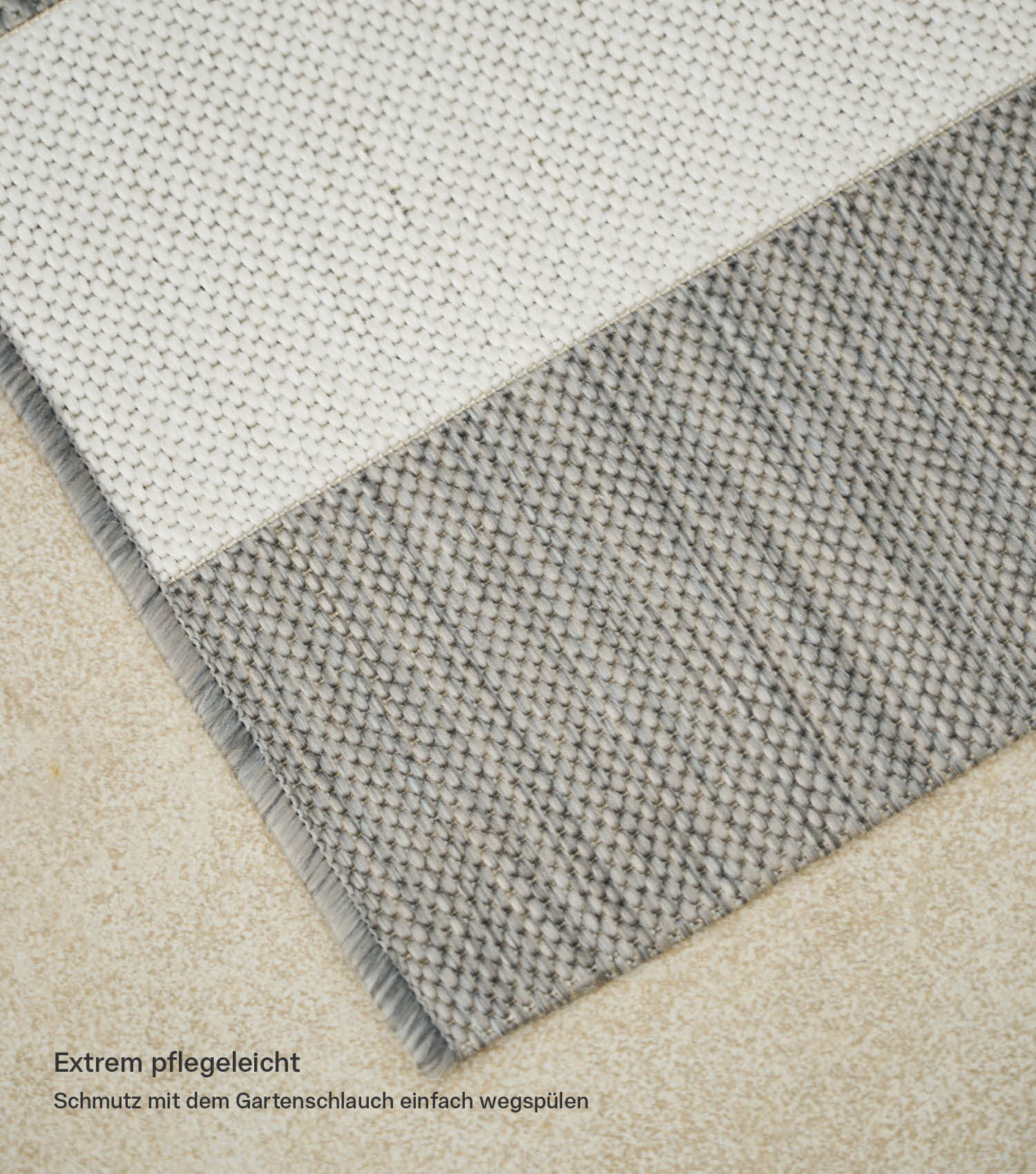 Tapis d'extérieur résistant aux intempéries ou tapis de salon#sku_TPO1_Ess48644-637_200x290_grau_C#sku_TPO1_Ess48644-637_160x230_grau_C#sku_TPO1_Ess48644-637_120x170_grau_C
