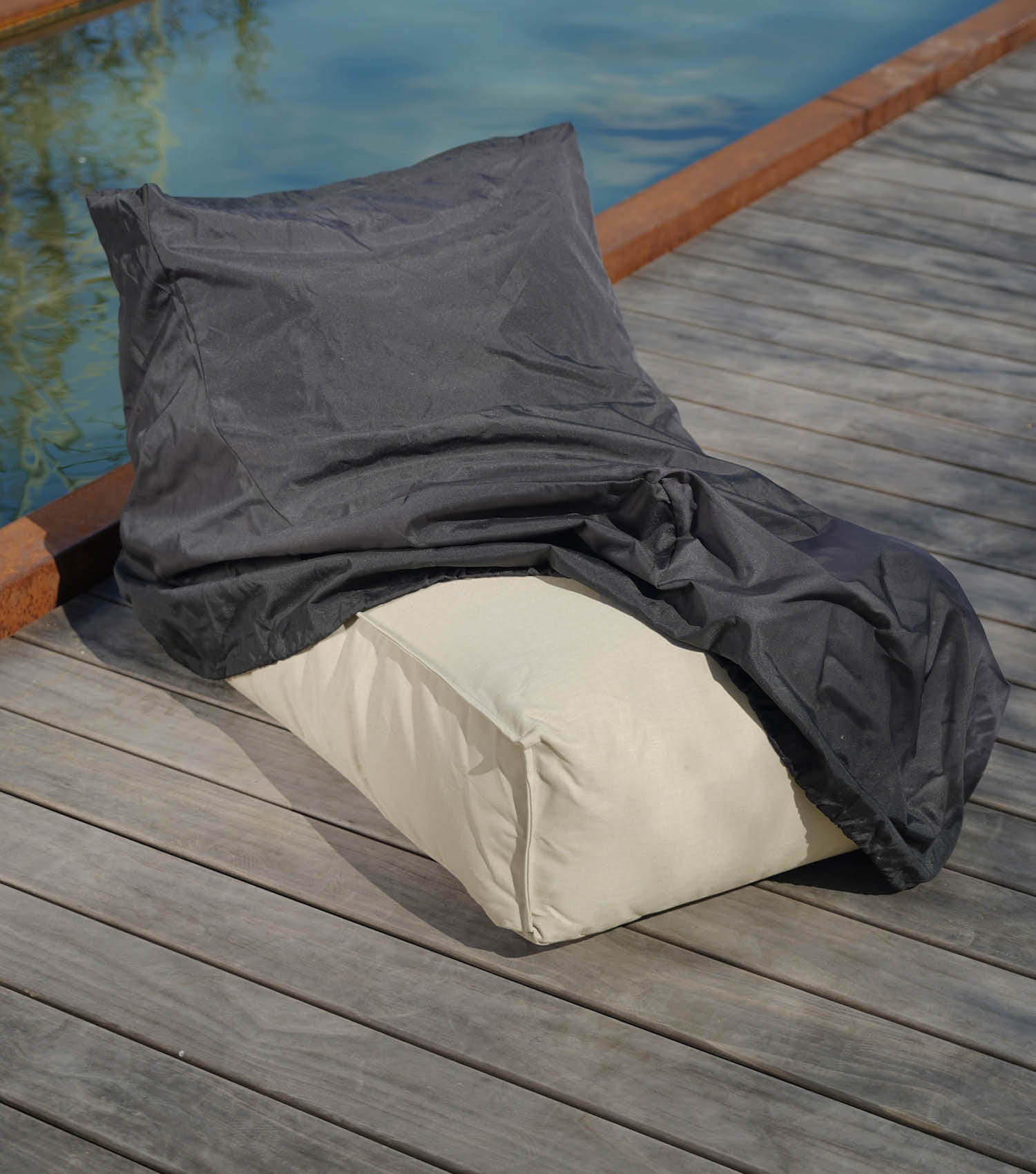Pouf de sol bean bag relaxant pour fauteuil poire Sitzbag Sitzkissen