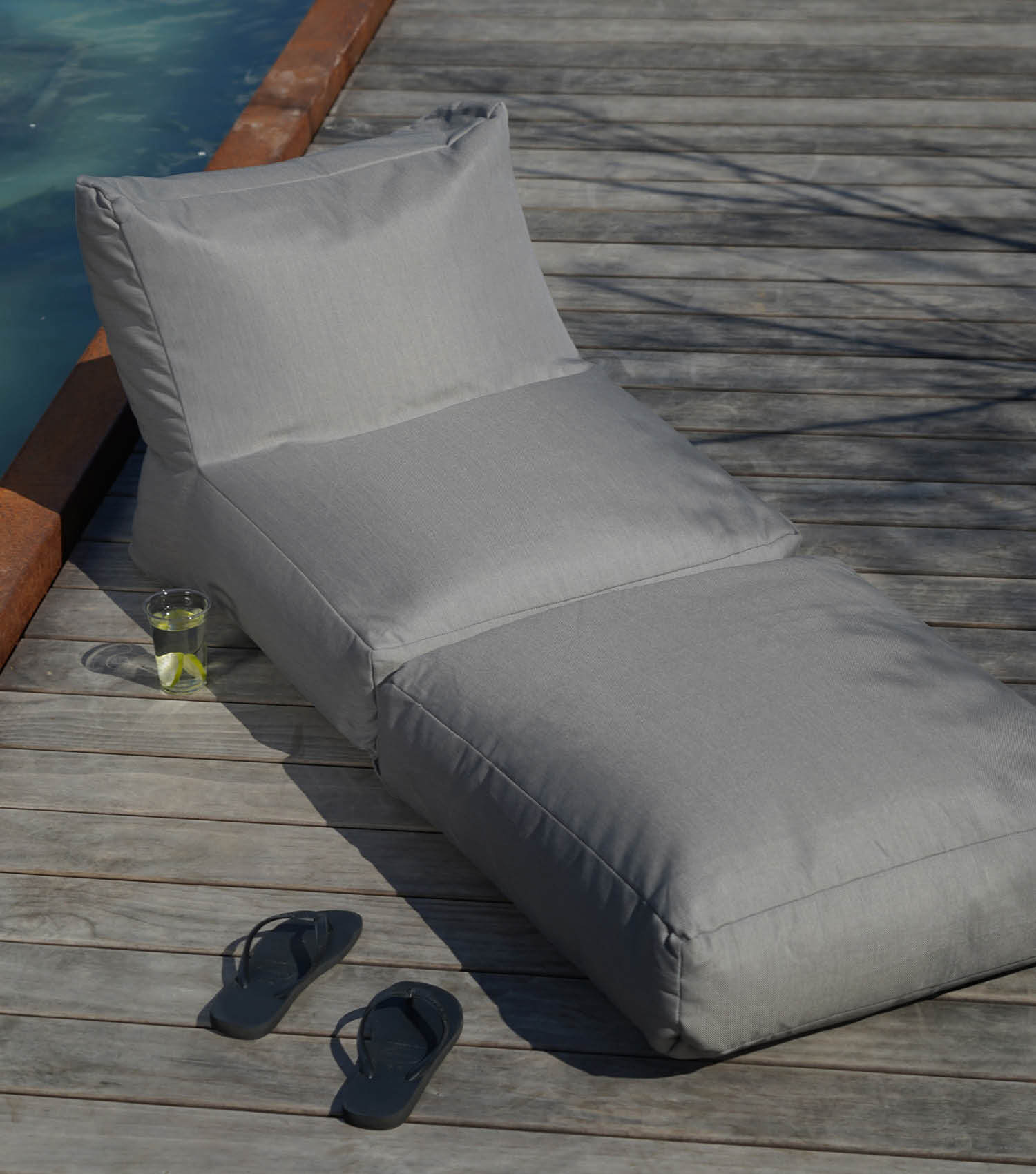 Pouf de sol géant, relax bean bag, coussin de relaxation