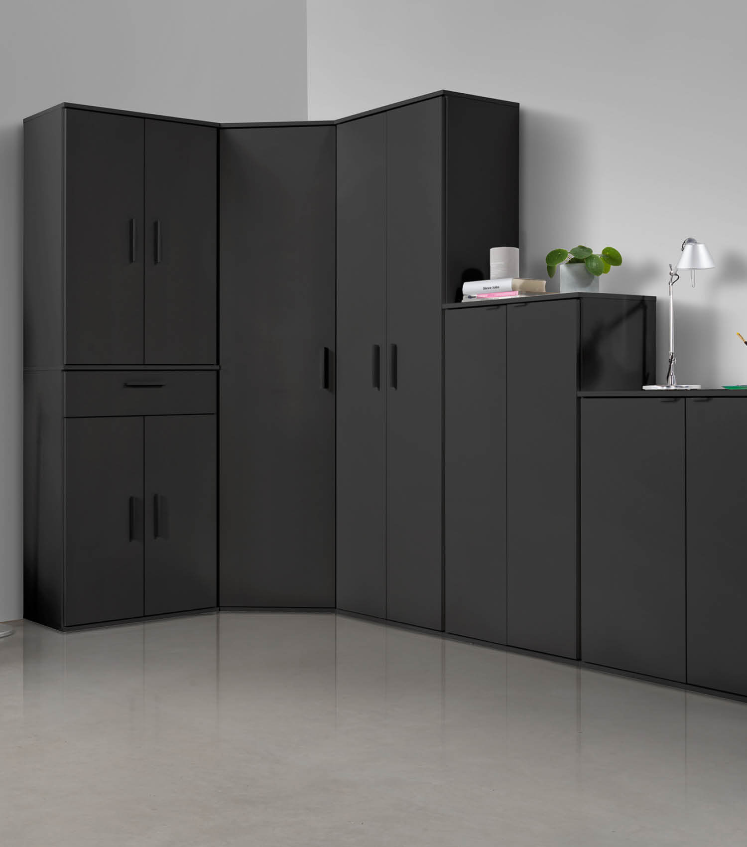 mokebo® 'Der Schlanke' meuble de rangement polyvalent armoire Made in DE 