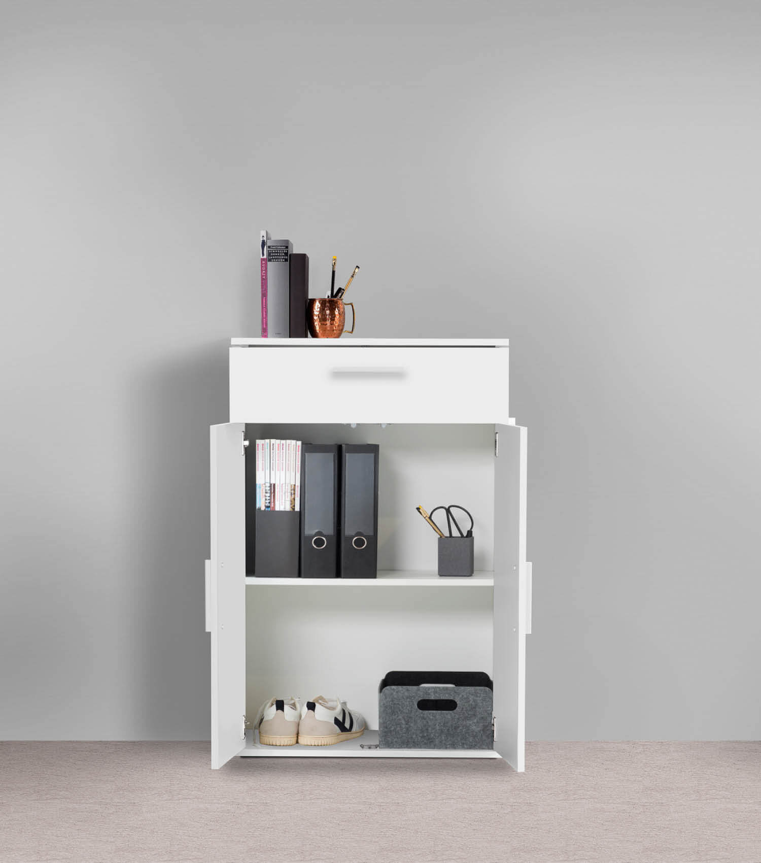 Ensemble armoire polyvalente, paroi de rangement, armoires de bureau, armoires polyvalentes