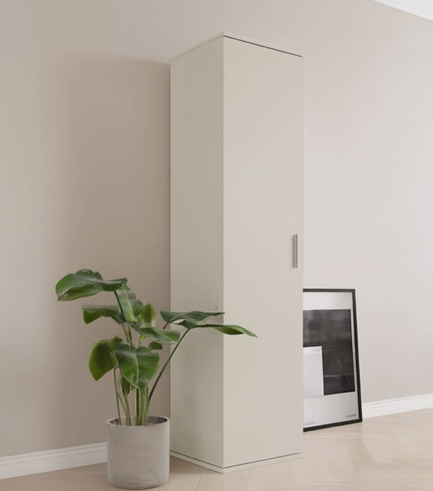 Armoire de rangement étroite, placard de nettoyage, armoire polyvalente, armoire d'entrée, armoire de cuisine 