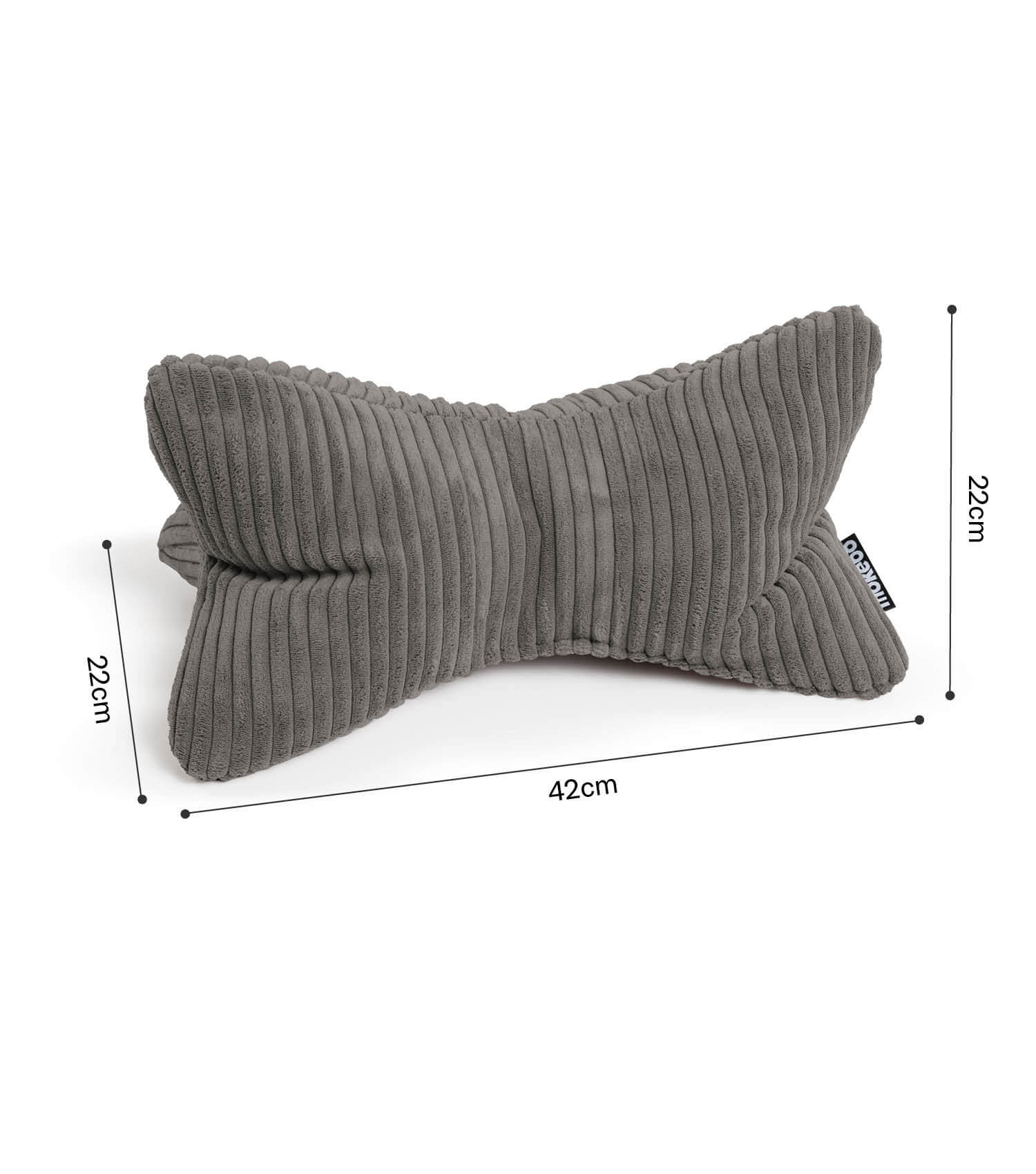 Oreiller cervical en forme de os pour lire, cousin de lecture et soutien dorsal