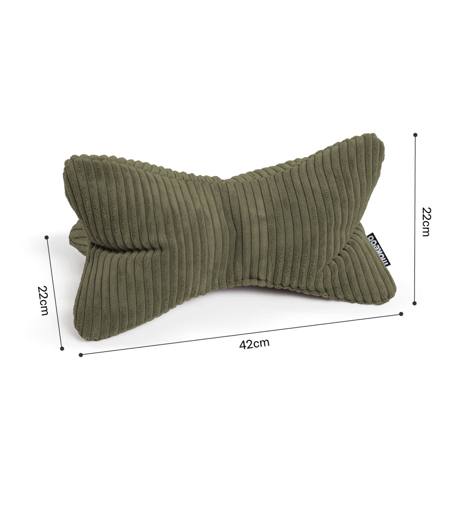 Coussin de lecture avec support dorsal, couleur olive - sku_PI7Poso-046oliv