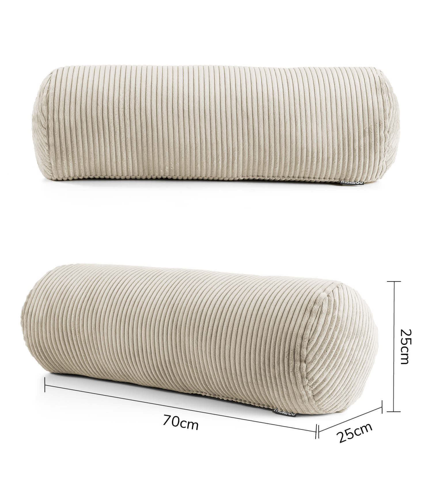 Coussin de nuque, rouleau cervical, rouleau de coussin, coussin de lecture, rouleau sous les genoux, coussin lombaire