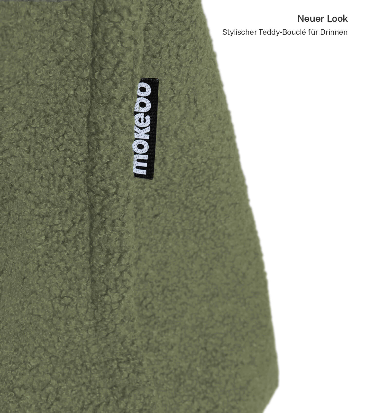 Housse de pouf Bean Bag Cord vert foncé Felis-090