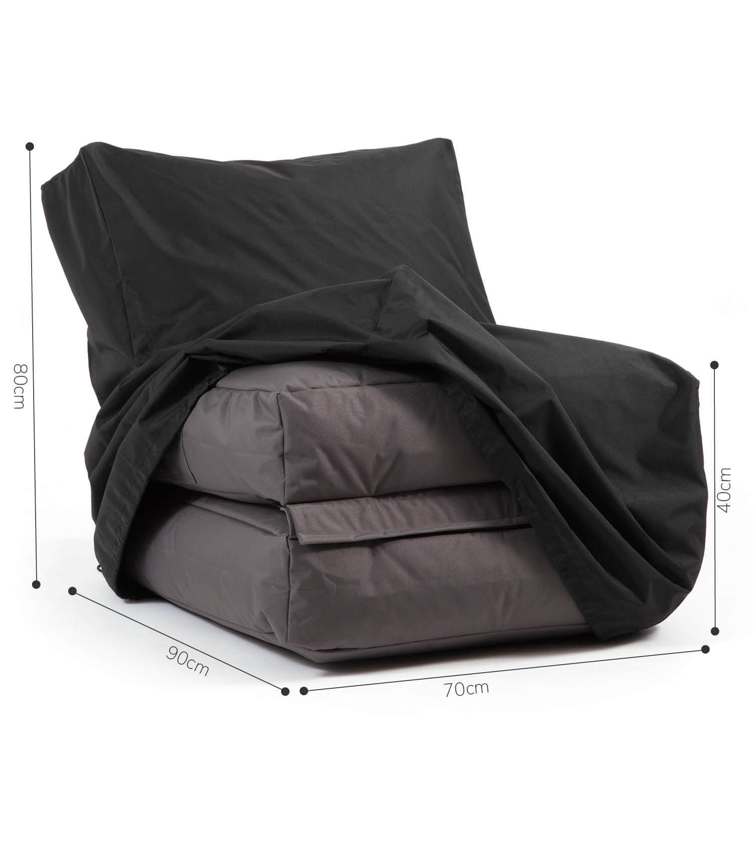 Housse de protection imperméable pour pouf Bean Bag
