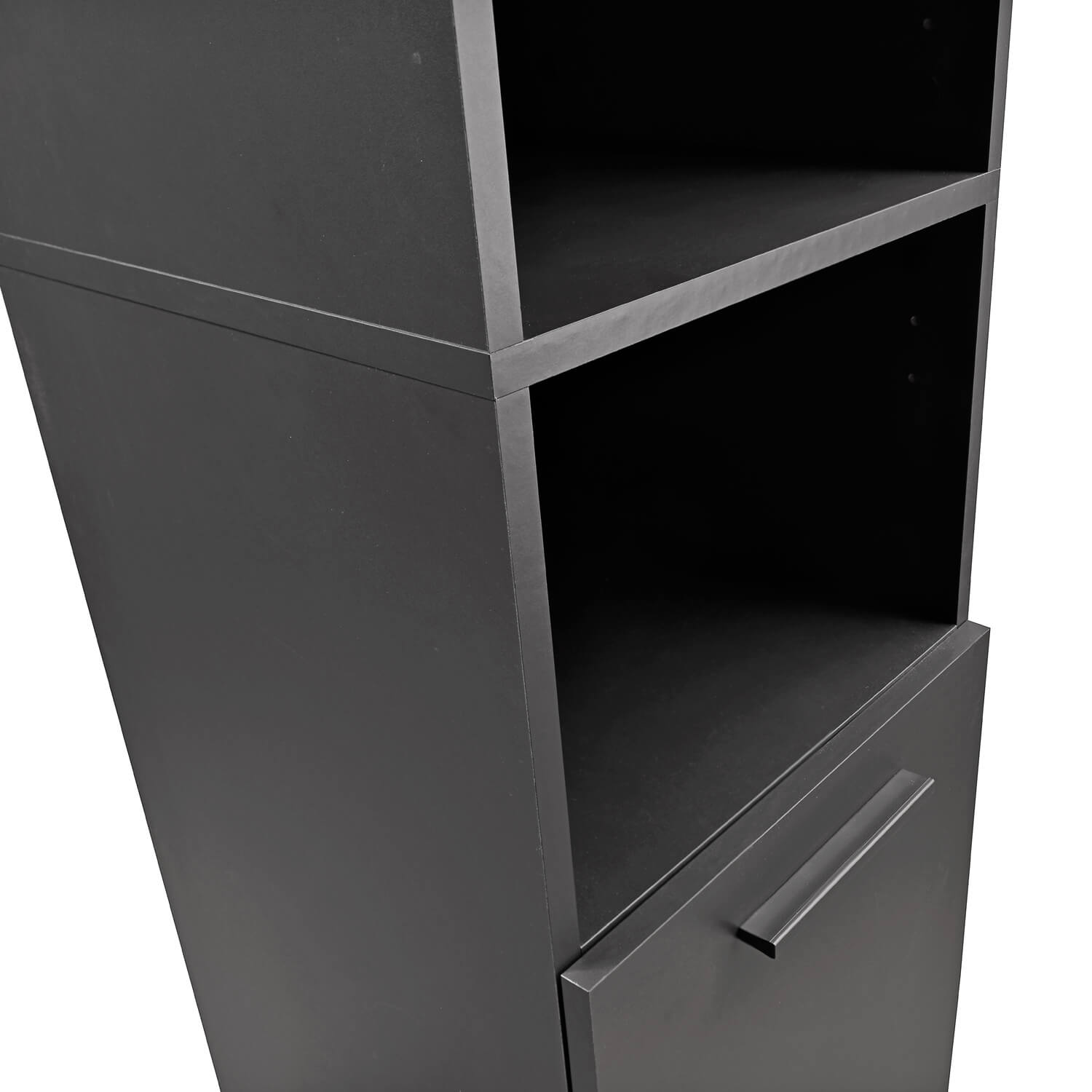 Armoire de salle de bains haute, meuble de rangement salle de bains