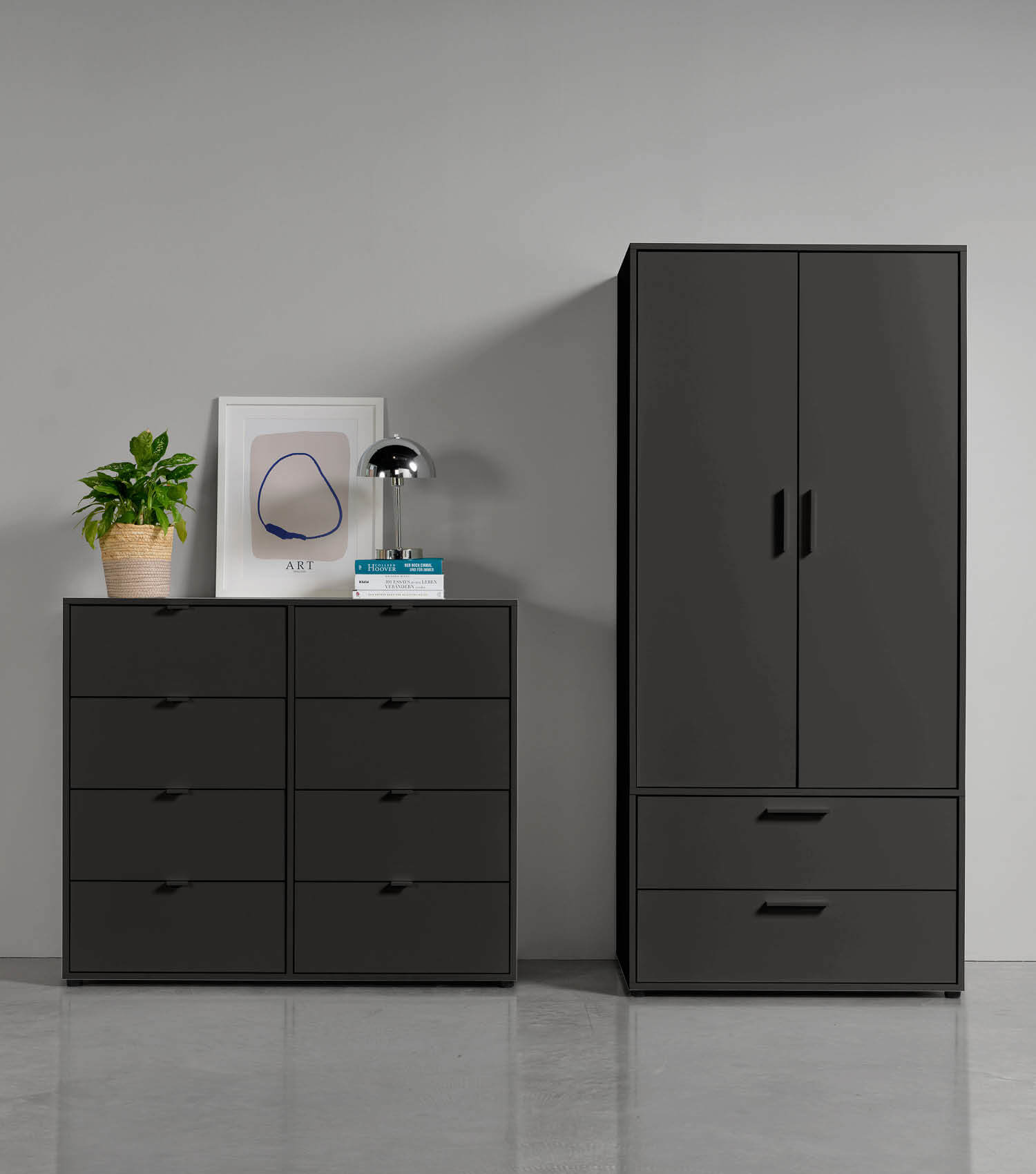 Commode tiroirs, buffet bas, enfilade, table de nuit, rangement haut