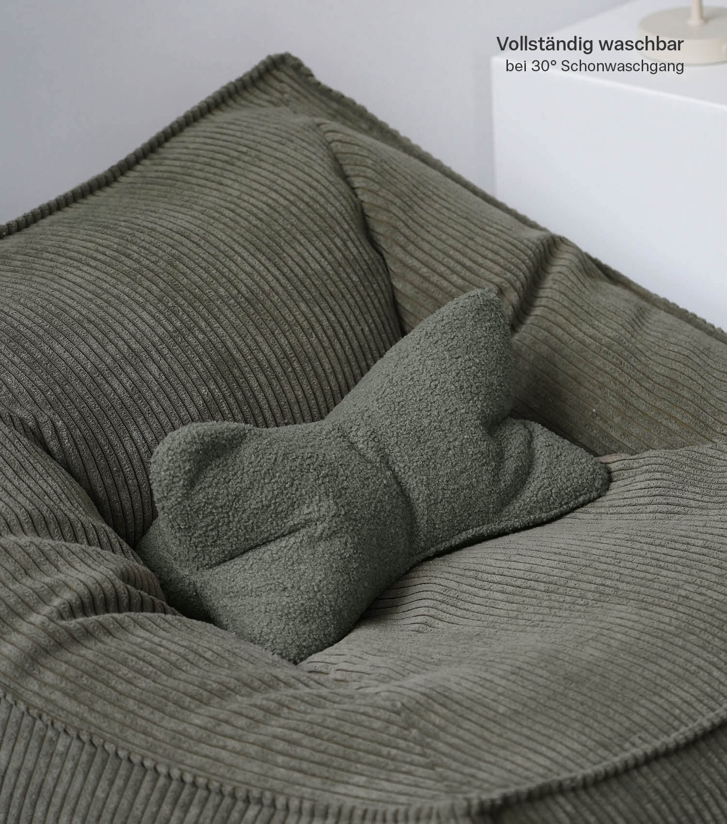Coussin de lecture en forme d'os pour soutenir le cou et le dos