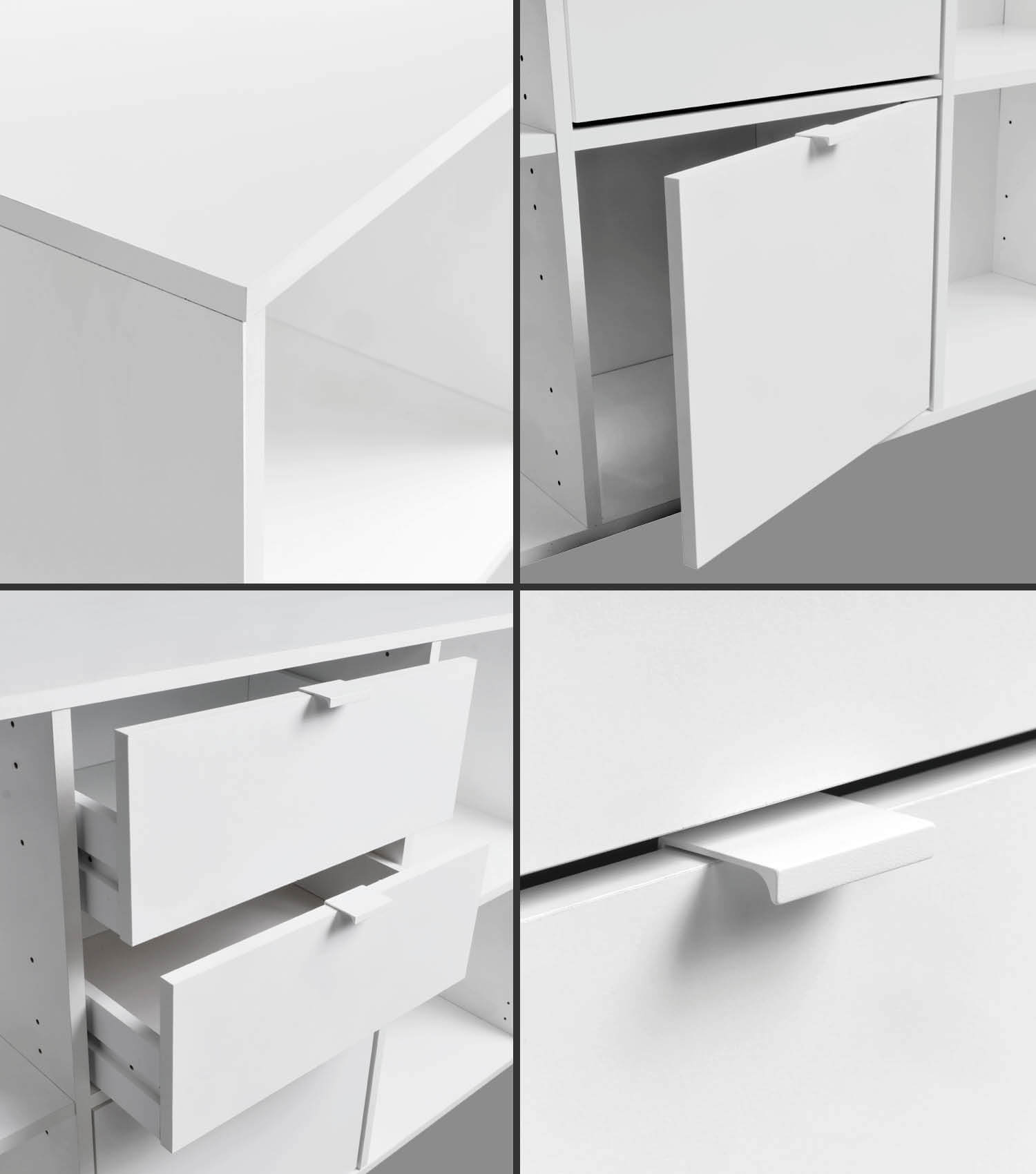 Bureau d'angle table informatique plan de travail bureau enfant