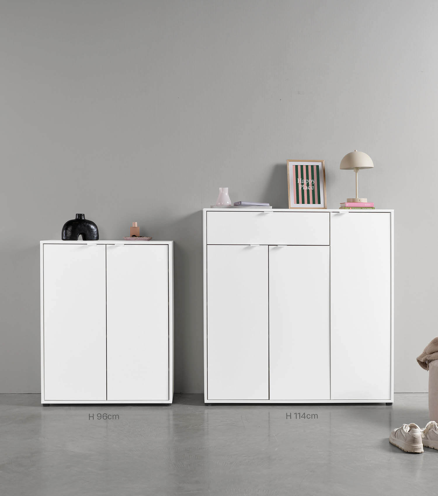Meuble à chaussures étroit rangement gain de place