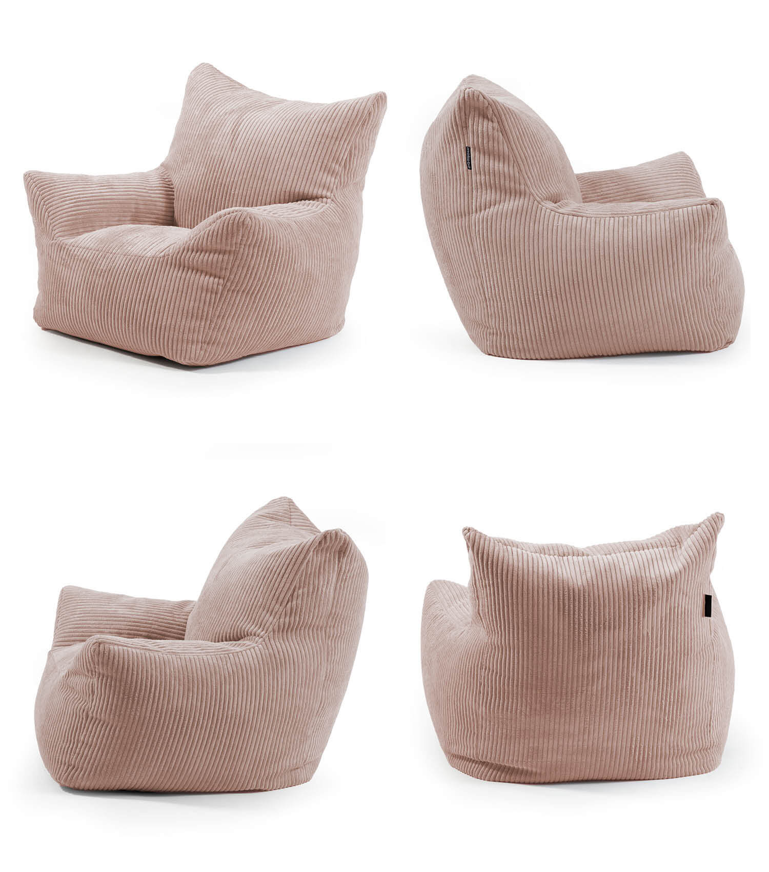 Pouf poire enfant en velours côtelé, fauteuil de lecture pour enfant, coussin de sol, pouf enfant, pouf d'extérieur