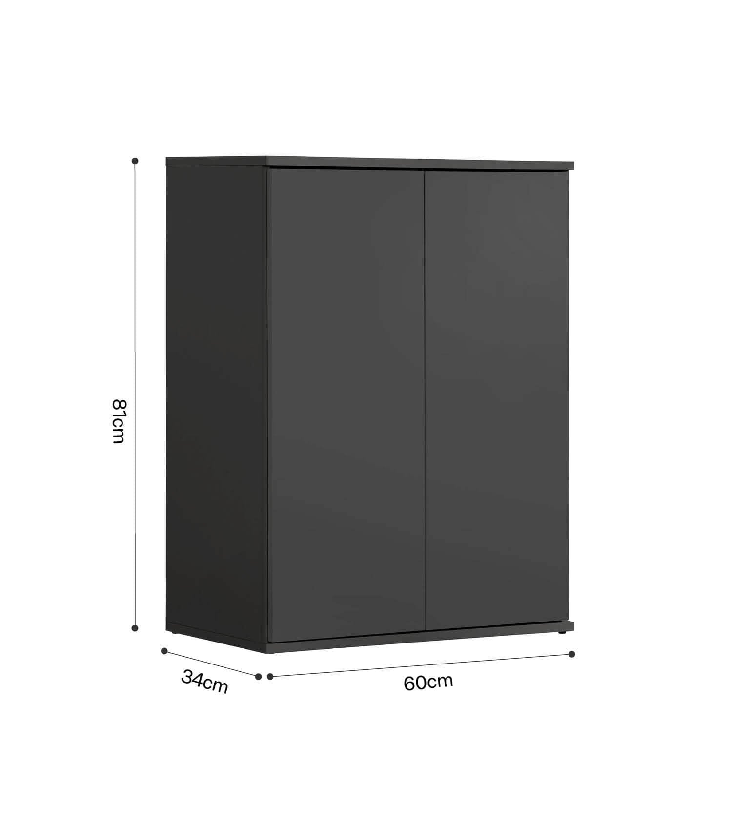 mokebo® 'Der Kurze' armoire polyvalente classeur fabriqué en Allemagne 