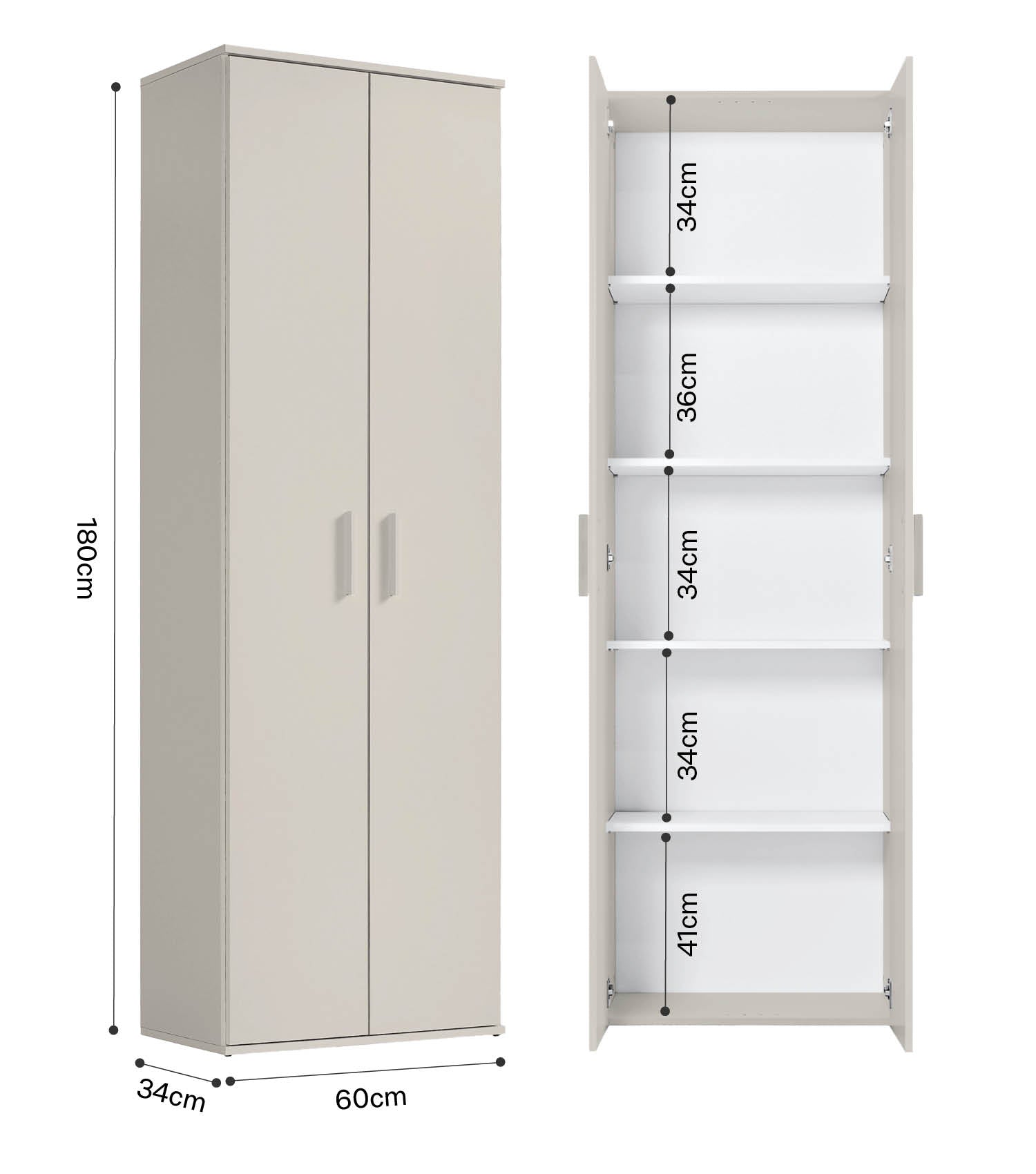 Armoire polyvalente meuble de rangement chaussures placard entrée