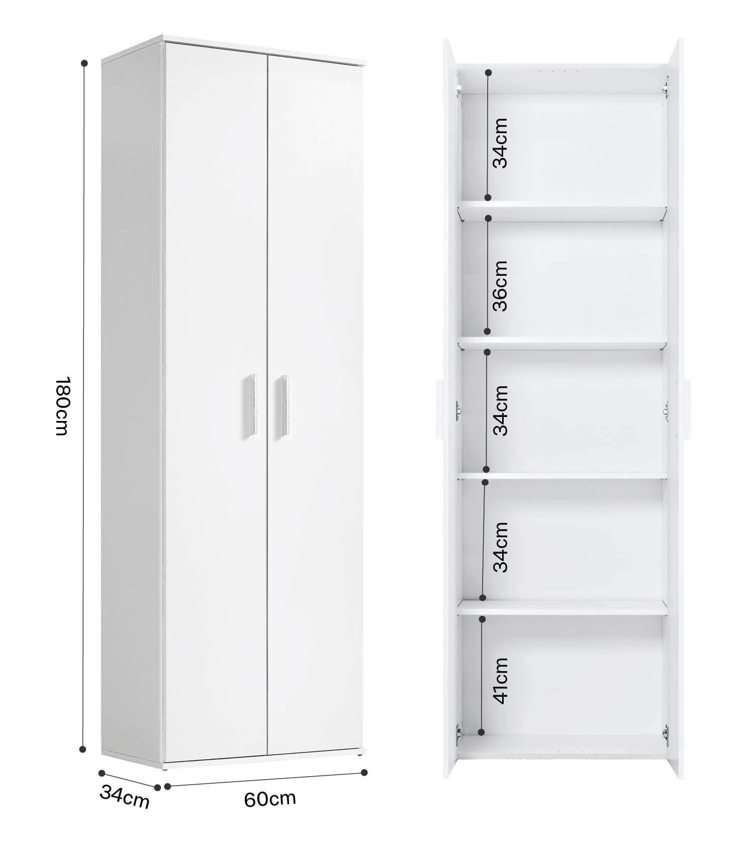 Armoire polyvalente meuble de rangement chaussures entrée couloir