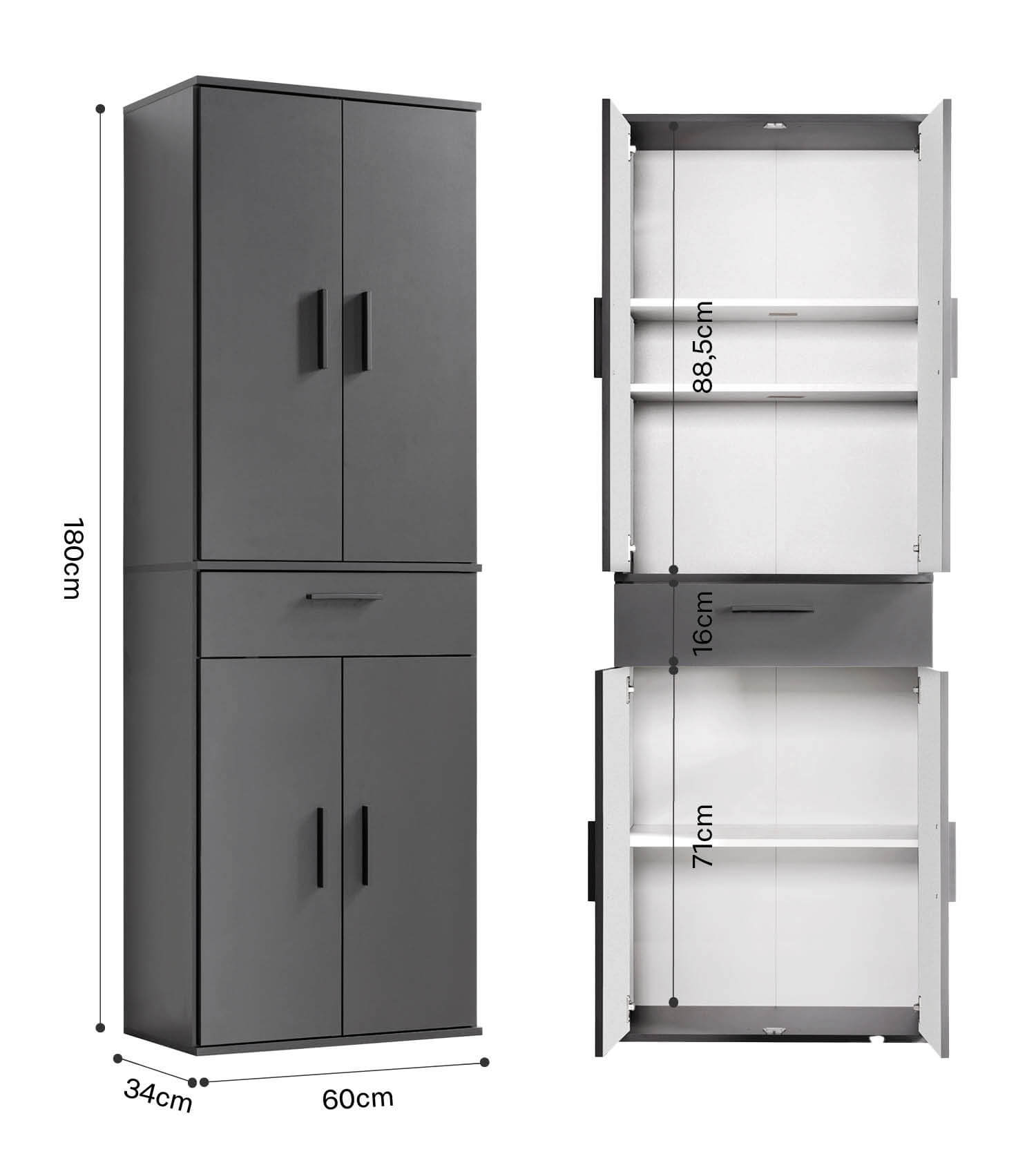 Meuble de rangement multifonction + tiroirs 'Der Praktische' classeur chaussures