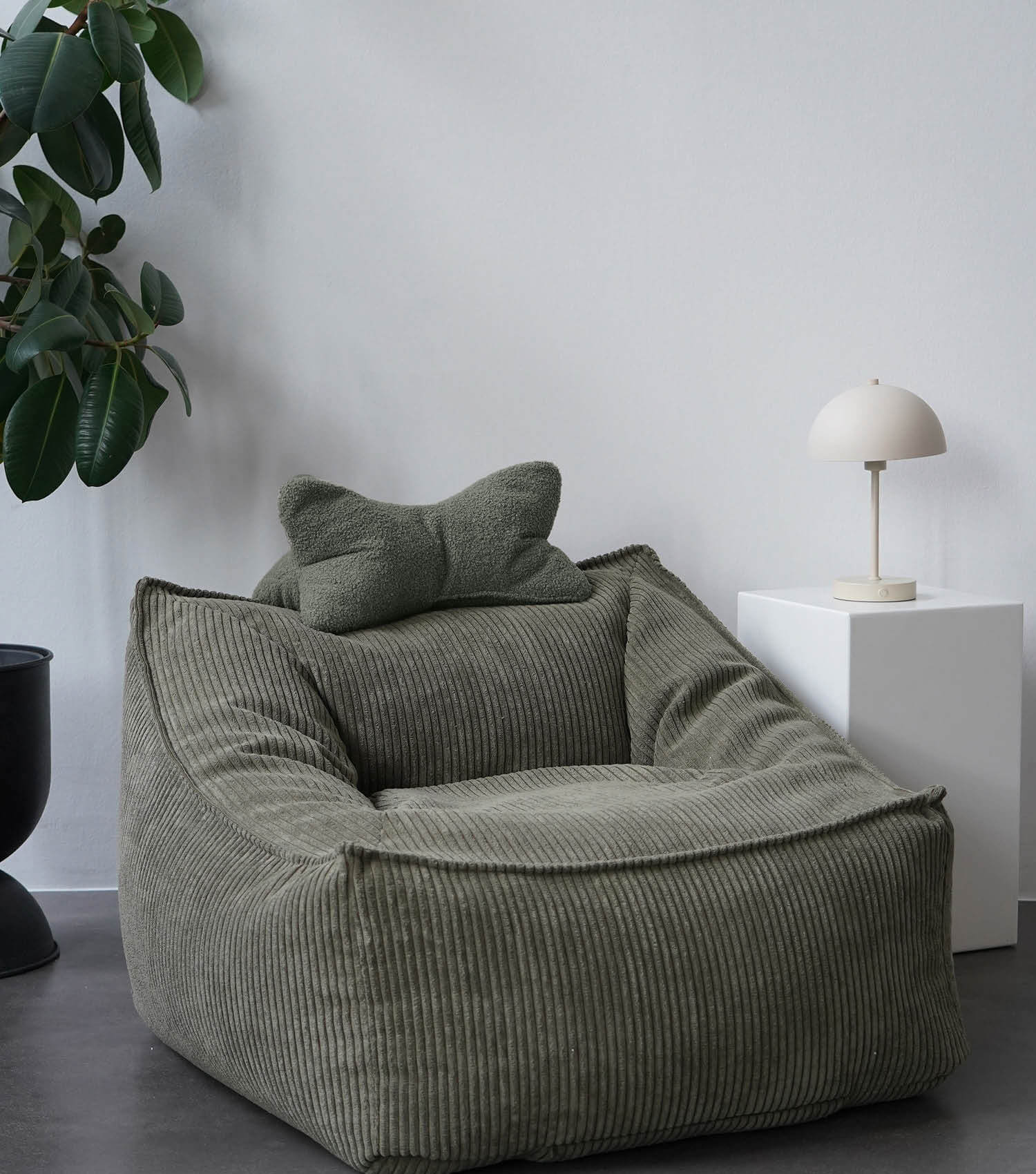 Coussin de lecture en forme d'os pour soutenir le cou et le dos