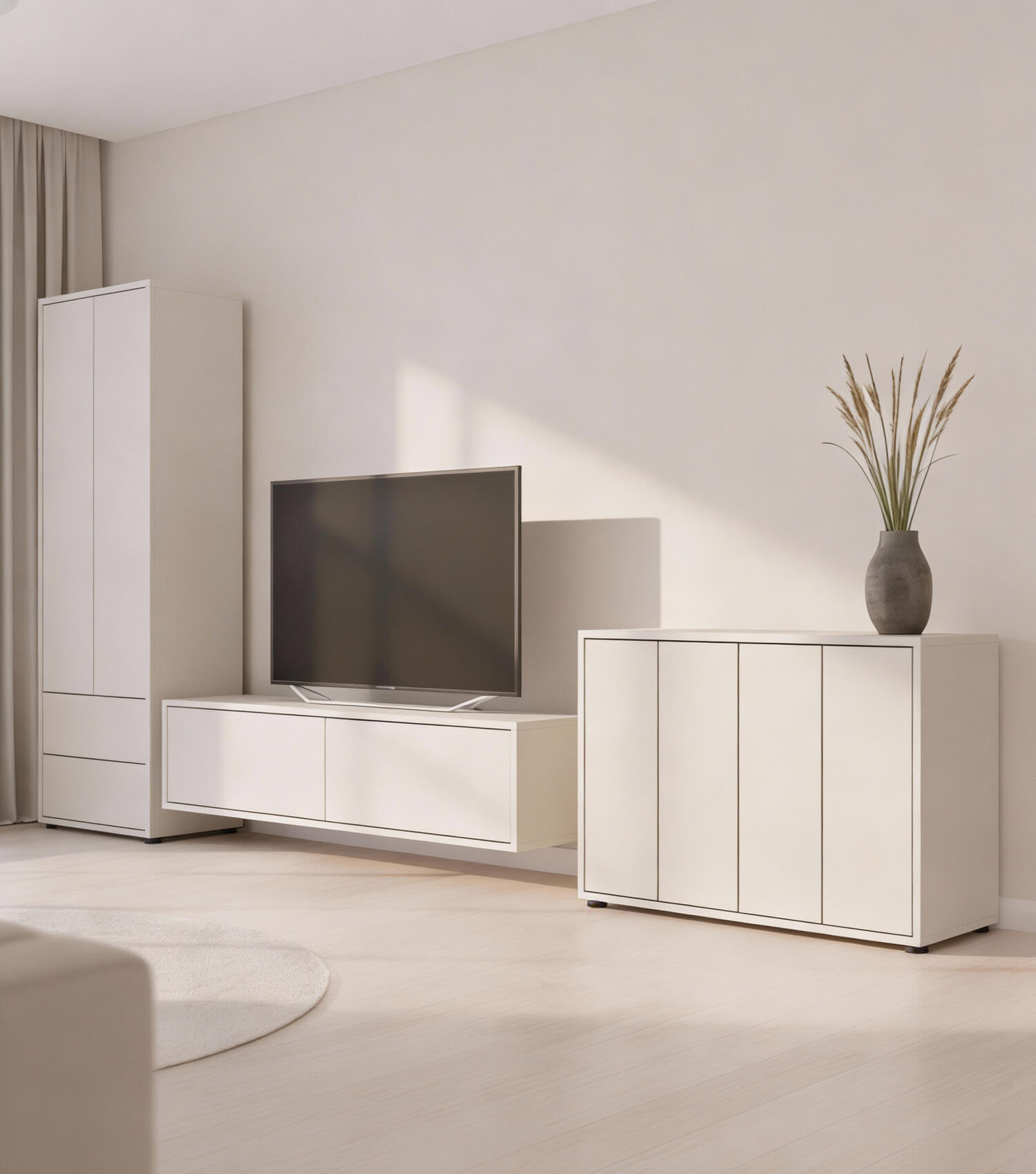 Commode meuble de rangement salon armoire buffet vaisselier meuble TV paroi de salon buffet salon