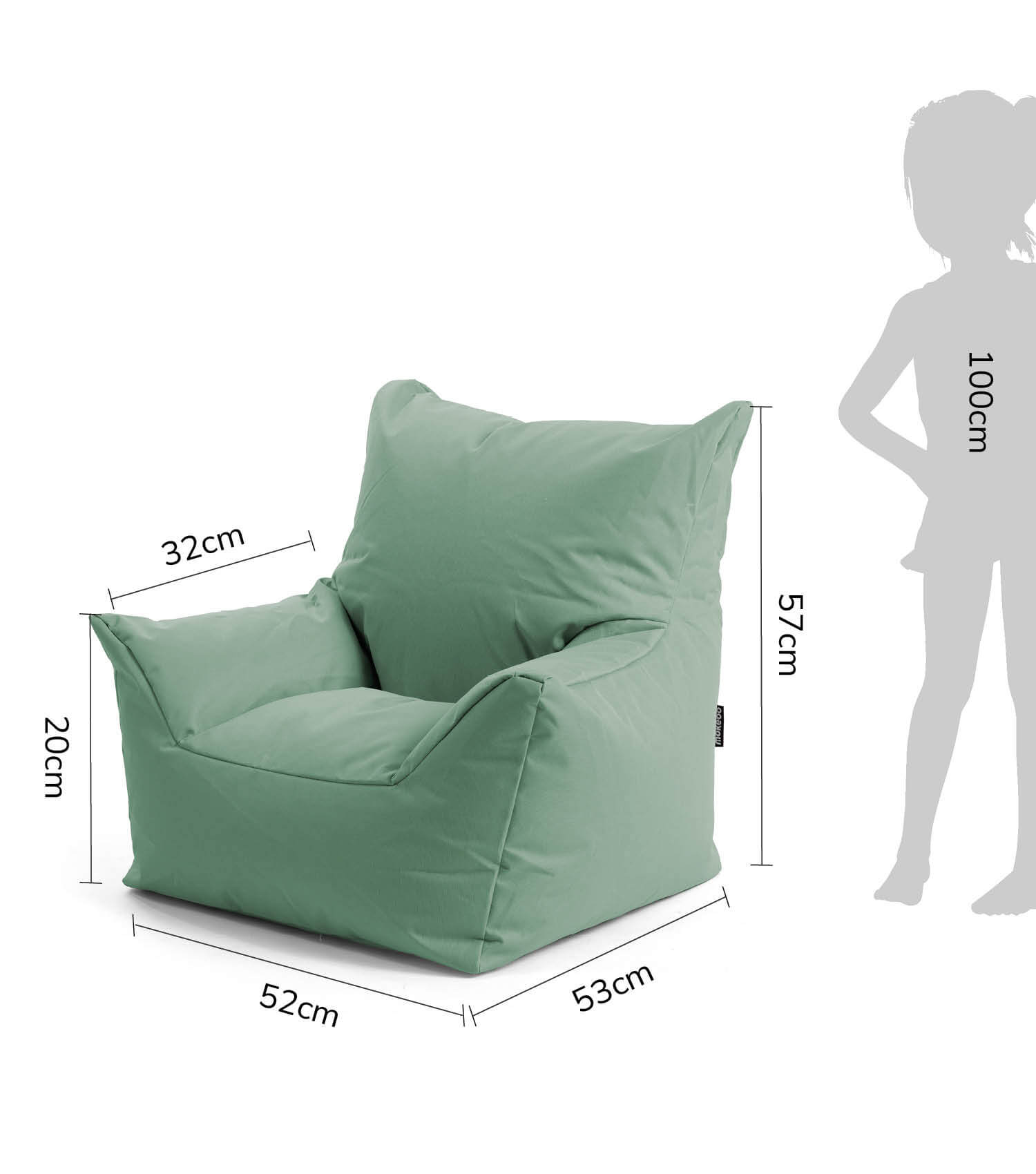 Pouf de siège pour enfant en velours côtelé, fauteuil enfant, coussin de sol, pouf intérieur et extérieur