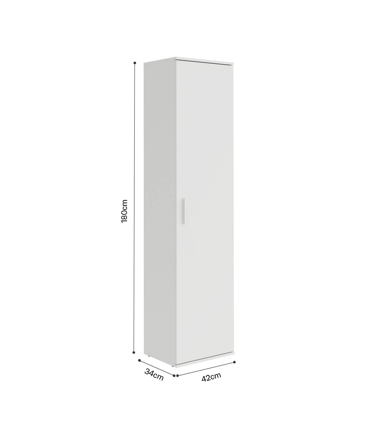 Armoire de rangement étroite, placard de nettoyage, armoire multifonction, armoire d'entrée, armoire de cuisine