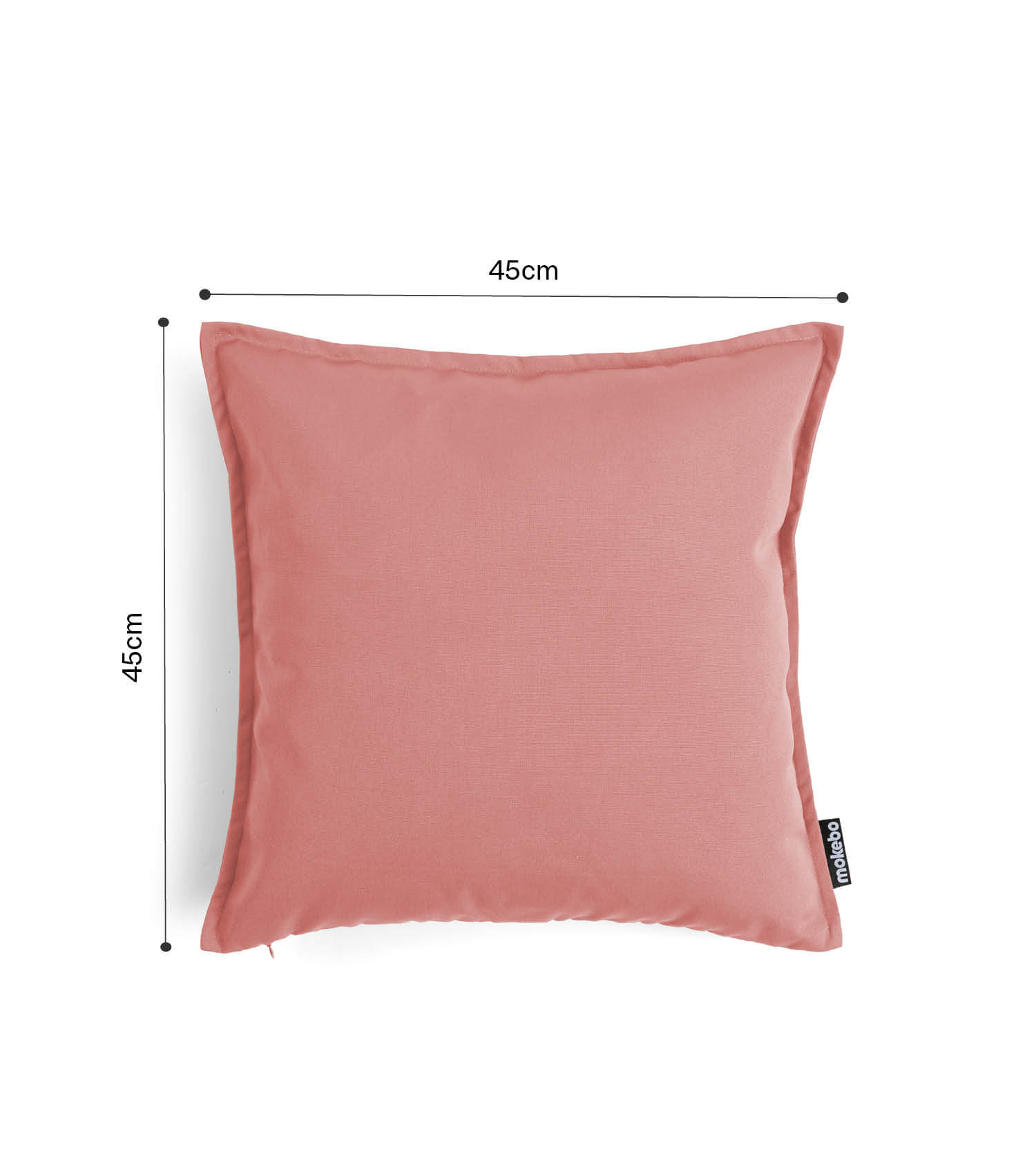 Housse de coussin d'extérieur résistant aux intempéries, coussin imperméable, corail 