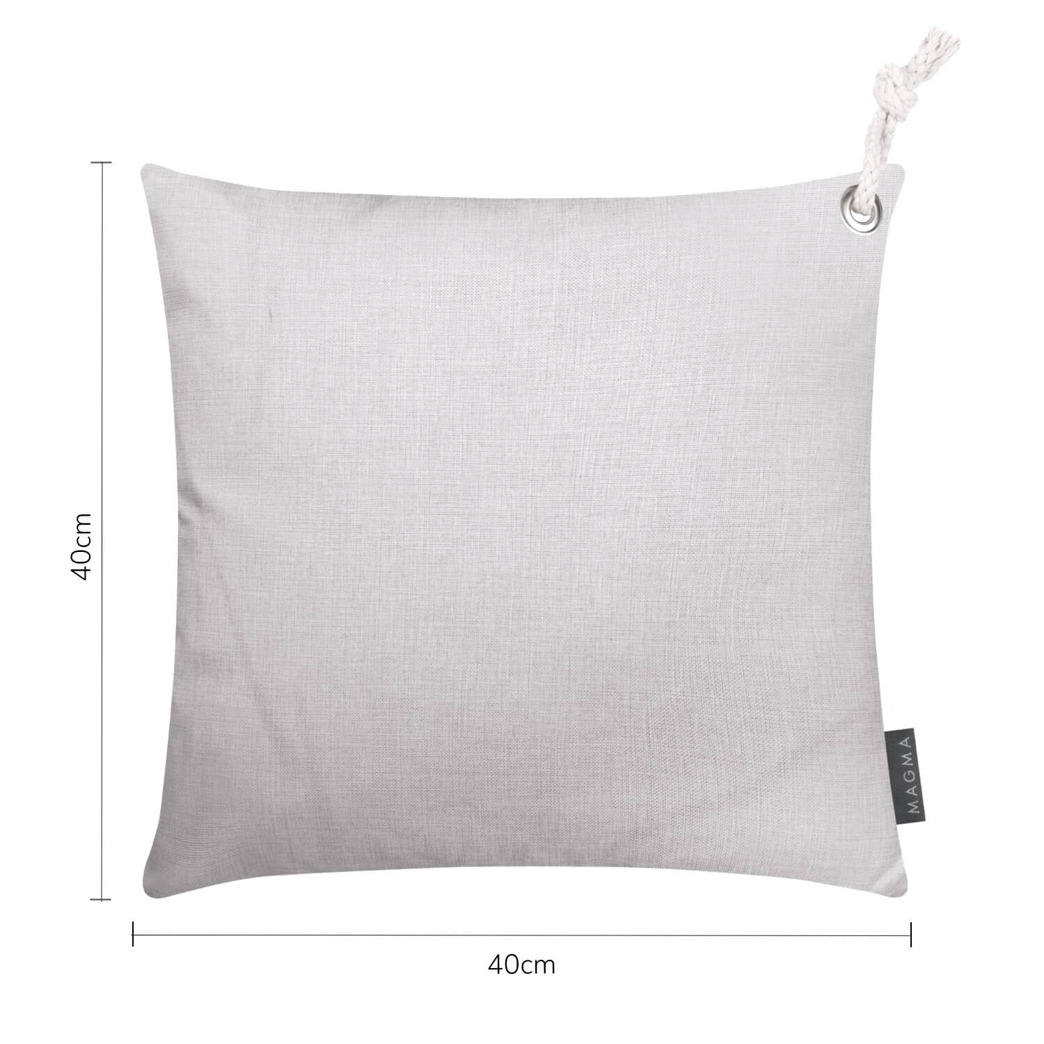 Housse de coussin extérieur ‘Der Maritime’ avec boucle 40x40 ou 30x50 