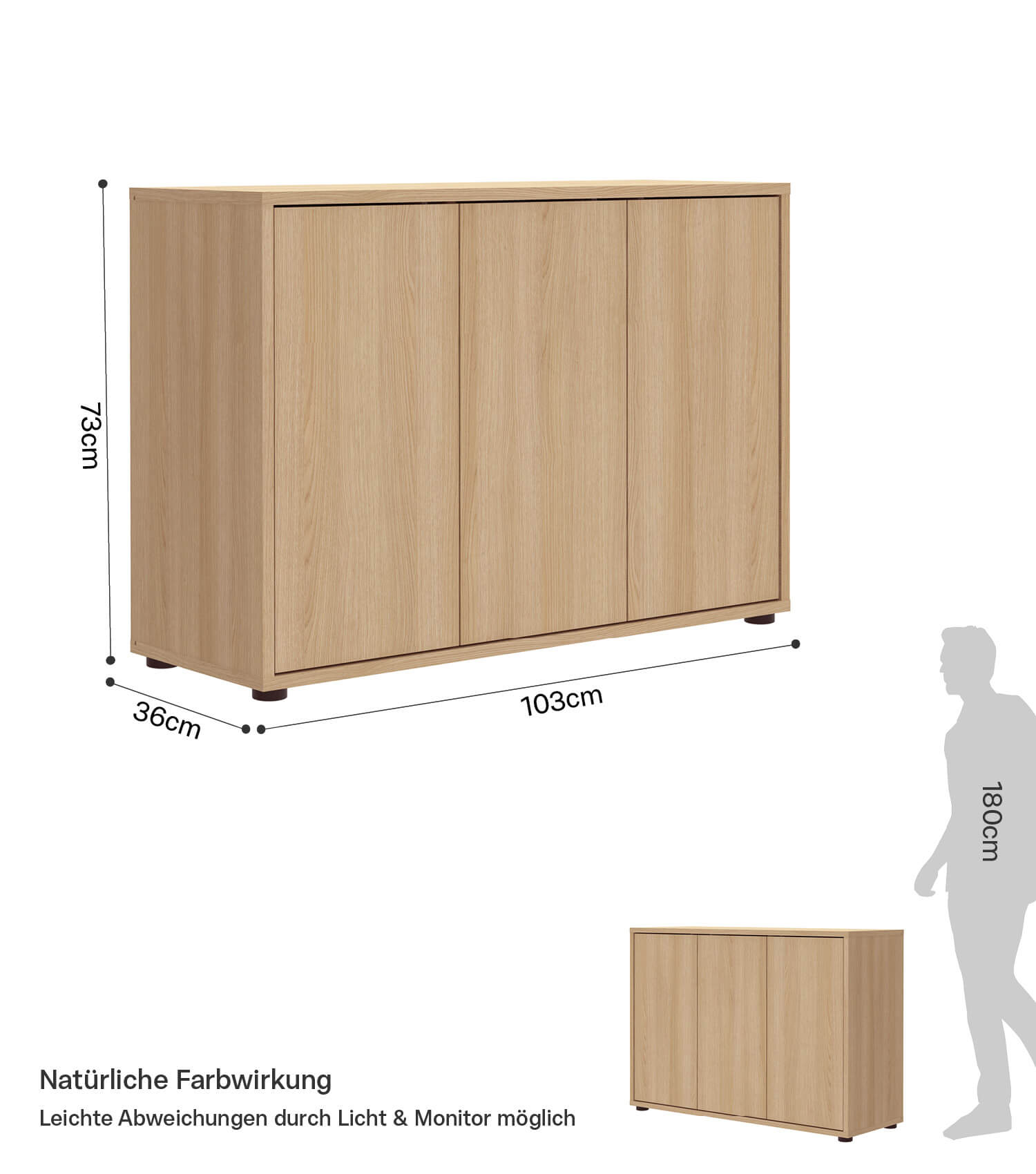 Commode meuble de rangement buffet bas pour salon cuisine chambre