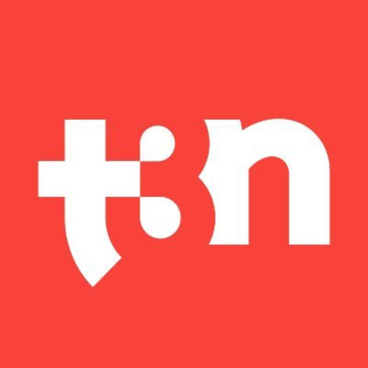 Logo t3n, rouge avec lettres blanches